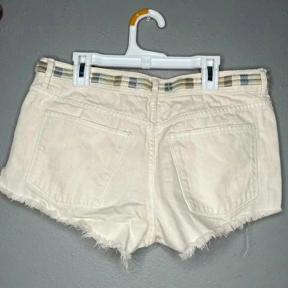 Free People Eliot Embroidered Denim Shorts Sz 27 - Picture 6 of 6